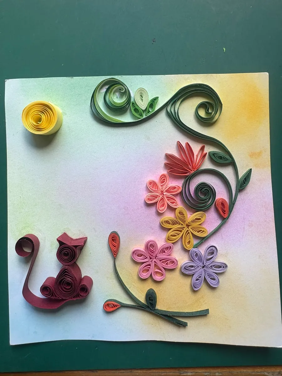 療癒衍紙畫作品